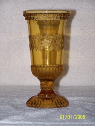 Adams 8" Amber Vase