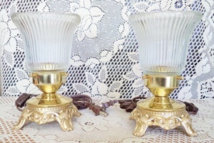 Fenton Crystal Bedside/Table Lamp