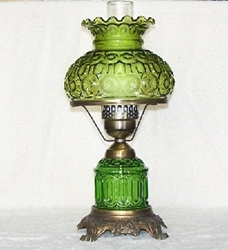 18" Green table Lamp